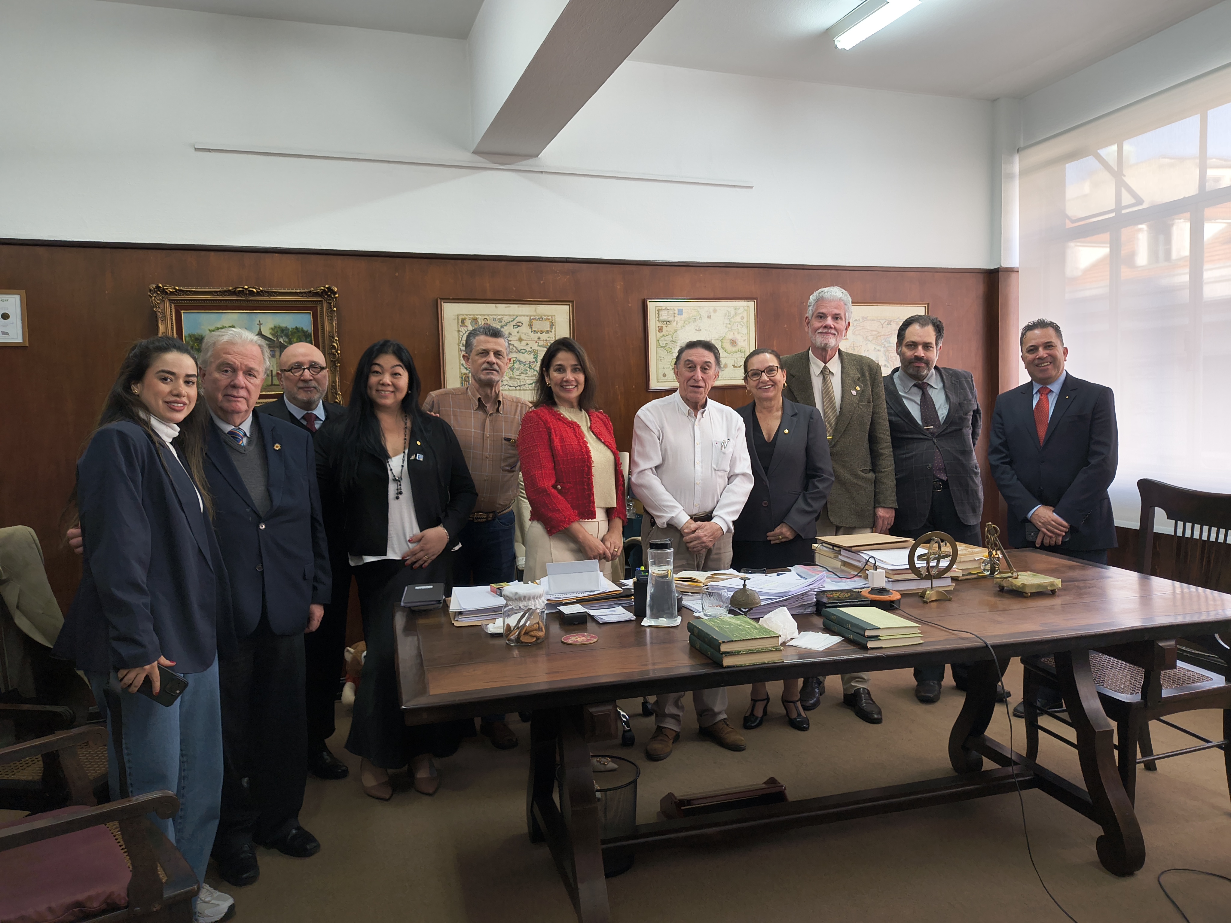 Reunião da comissão no IHGSP